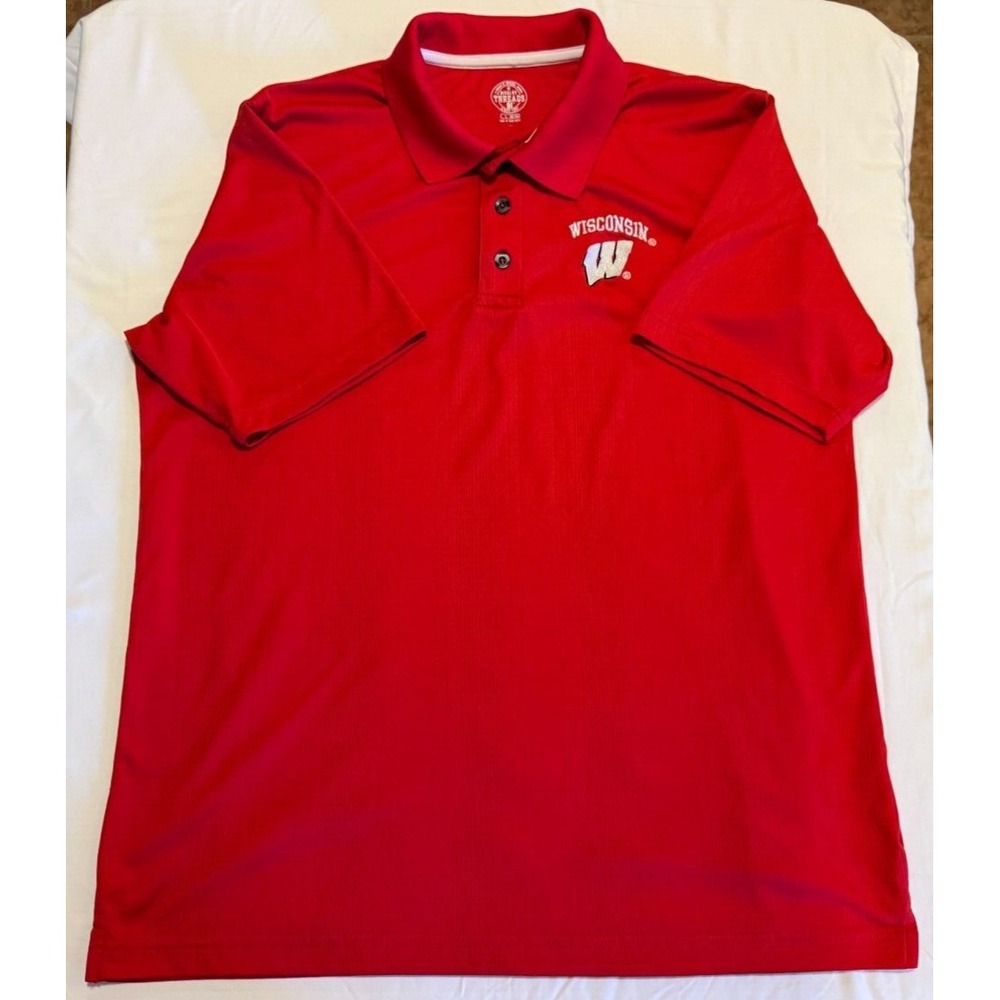 University of Wisconsin Badgers Rivalry Threads 91 - Red - Size L - 100% Poly